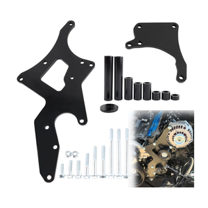 RiAiCiING LS Serpentine Alternator Power Steering Pump Bracket Kit | Swap Conversion Compatible with Chevrolet GM LS1 LS2 LS3 LS6 LS7 4.8L 5.3L 6.0L 6.2L