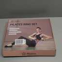 Pilates Equipment Kit for Home Workout, Pilates Ring and Ball Set for Women, 14'' Magic Circle Essentials Accessories Kit with Wrist Weights, Resistance Bands, Yoga Strap, Core Sliders, Socks, Bag