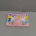 ACEMO for iPad (A16) 11th Generation Case 2025/ iPad 10th Gen Case 10.9 inch 2022 with 360 Rotating Kickstand Stand, Cute Cartoon Silicone Protective Kids Girl Cover Pink Purple