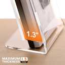 HeZone Acrylic Brochure Holder 6X8 Inches Clear Acrylic Flyer Holder Brochure Holder Sign Holder Pamphlet Holder Menu Holder Display Stand 1 Pack For Weddings Offices Exhibition Restaurants Hotel Etc…