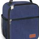 Lunch Box for Men & Women Durable Lunch Bag for Adults & Kids Reusable Small Lunchbox Blue
