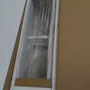 HOMCOM Modern Fireplace Mantel, Surround Mantels for Fireplace with Decorative Pattern Interior Width 29" White