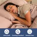 Full Size 4 Piece Sheet Set - Comfy Breathable & Cooling Sheets - Hotel Luxury Bed Sheets for Women & Men - Deep Pockets, Easy-Fit, Extra Soft and Wrinkle Free Sheets - Mauve Oeko-Tex Bed Sheet Set