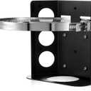Hicarer 5 lb Propane Tank Mounting Bracket Heavy Duty Propane Tank Holder with Strap for Car RV Trailers Truck Overland Vehicles and Boat