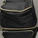 Wolka Breast Pump Bag with Insulated Compartments,Breastmilk Cooler Backpack for Spectra S1,S2 Medela (Black)