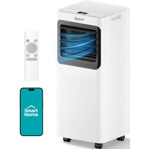 16,000 B T U Portable Air Conditioners for Large Room up to 750 Sq. Ft., 5-in-1 Smart AC with WiFi App, Remote Control, Fast Cooling, Dehumidifier, Fan, Sleep Mode, 24H Timer & Window Kit