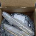 ARNIS Modern Planter Pots, Set of 2 Round Large Planters with Stand, Decorative Planters, Metal Pots with Drainage Holes for Living Room, Office, Garden or Balcony, 8.25 &10.5 Inch, Black & Gold