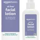 Amazon Basics Oil-free Facial Moisturizer for Sensitive Skin, Fragrance Free, Non-Comedogenic, 4 Fluid Ounce (Previously Solimo)