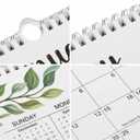 2026-2027 Wall & Desk Calendar, 280×356mm Portable Monthly Planner, Thick 255gsm Non-Bleed Paper with Hanging Hole & Stand, Large Writing Blocks for Office Home Family Student