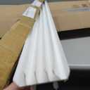 Pushglossy 1 Pcs Replacement Door Bottom with Vinyl Fins 36" Long 1 3/4" Wide Threshold Seal Bottom of Door Weatherstrip Kerf Weather Stripping for 7/8" Between Barbs (White)