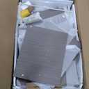 Record Player Stand – Large Wooden Turntable Table with Vinyl Storage, Mid-Century Modern Media Console for Albums, Audio Equipment, Speakers, Books, and Home Entertainment Organization