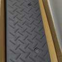 Curb Ramps for Sidewalks 1.6" Rise Rubber Curb Ramps Threshold Ramp for Driveway Shed Ramp for Riding Mower Garage Ramp Door Threshold Ramp for Wheelchair 7000lbs Capacity