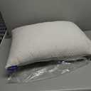 Memory Foam Toddler Pillow,20X14 Kids Pillow with Machine Washable Comfortable Pillowcase Rayon Derived from Bamboo,Adjustable Height Toddler Pillows for Sleeping 2-6 Years Old (1, White) (Standard)