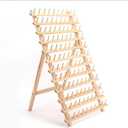 120-Spools Wooden Thread Holder Sewing and Embroidery Rack and Organizer