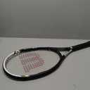 Wilson Hyper Hammer 5.3 Strung Tennis Racket (Black/White, 4 3/8)