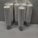 Clawsoff 300 Pack Paper Cups 8 oz, Disposable Hot/Cold Beverage Drinking Cups, 8 OZ Paper Coffee Cups, Navy Floral Coffee Cups for Party, Picnic, Travel, and Events