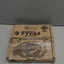 Victoria 8 Inches Cast Iron Tortilla Press, Roti Maker and Tortilladora, Pataconera Seasoned with Flaxseed Oil, Made in Colombia