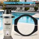ECX4000C Pool Filter Clamp Assembly Compatible with Hayward Perflex Extended-Cycle D.E. Filters EC30 EC40 EC40AC EC40C90, Includes Heavy-Duty Bolts Nuts Spacers & Washers