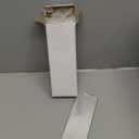 10 Pack Aluminum Name Plate Holders for Door or Wall, 2 x 8 Office Wall Mount Name Plate Holder with Textured Design and Double Sided Tape, for Office, Business, Meeting Room (Silver)