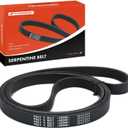 A-Premium 91.85 In Engine Serpentine Belt Fit For Ford, Audi, GMC, Hyundai, Jeep, Chevy, Buick, Laforza, Lincoln, Mazda & Mercury Cars - Escape, Fusion, Mustang, E-150 Econoline, Q5, Q7, A6, A8