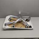 Konmee Premium Extra Large Salon Tray Medical Tray Mayo Stand with Brake Wheels