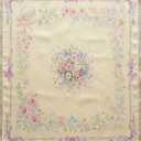 Coquette Pink Bow Floral Chinoiserie Mahjong Mat 31.5 x 31.5in
