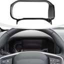 RAZPOY for Bronco Dashboard Panel Trim, Center Control Dash Board Cover Compatible with 2021-2024 Ford Bronco Carbon Fiber Interior Accessories (Not for 2025 Bronco, Not for Sport)