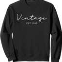 40th Birthday Trendy Vintage Womens 1985 Sweatshirt