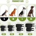 Dog Leg Braces for Rear Leg, Adjustable Dog Leg Sleeve Added Mobility Safety for Active Aging Dogs, Knee Support Straps for Outdoor Adventures Daliy Use Enhanced Stability (S)
