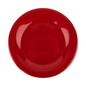 G.E.T. 10.5" Heavy-Duty Wide Rim Melamine Plastic Dinner Plate (Set of 4)