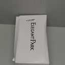 ELEGANTPARK HC1901 Navy Blue Heels for Women Closed Toe Wedding Shoes for Bride Pointed Strappy High Heel Bridal Shoes Pointy Satin Evening Prom Dress Pumps US 6