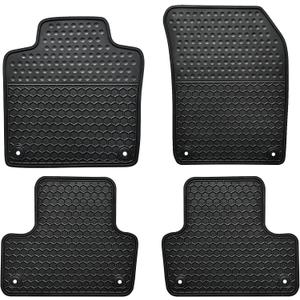 Matericuo Car Floor Mats Custom Fit for Volvo XC60 Hybrid 2018-2025 Black Rubber Auto Liner Mats All Weather Protection Odorless