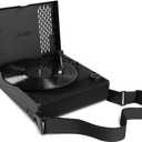 Victrola Revolution GO 3-Speed Bluetooth Portable Rechargeable Record Player with Built-in Speakers | Black VSC-750SB-BLK