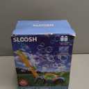 SLOOSH Bubble Lawn Mower Toddler Toys - Spill-Proof Bubble Machine Pretend Gardening Play Toy for Age 1 2 3 1-3 Year Old Baby Boys Indoor Outdoor Use, Easter Basket Stuffers Birthday Gifts (Blue)