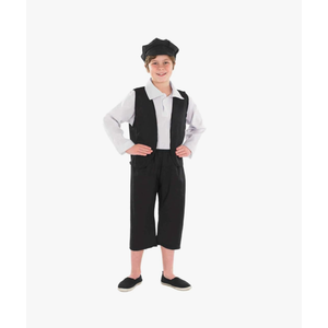 fun shack Victorian Boy Costume, Kids Historical Outfit, Boys Period Attire, Victorian Style Dress-Up, Medium, Size XL