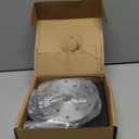 6" Face Plate with 1X8TPI Thread, with Two Nylon Washers for Woodturning lathe,12 Mounting Holes.