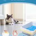 KONE 45 Count Litter Box Liners, Pet* Scoopfree Self-Cleaning Box Liners, Automatic Kitty Litter Bags, Thickened & Leak-Proof Drawstring Cat Litter Waste Bags, Disposable Refill Tray Rectangle Bags