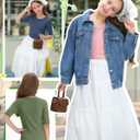 3 Pack Girls Ribbed T-Shirts | Short Sleeve, Crewneck, Slim Fit, Stretchy, Soft, Athletic, Basic Tees, Summer, Kids 5-14 Years