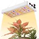 B2000W LED Plant Grow Light Dimmable,Best Grow Lights for Indoor Plants Full Spectrum, Seed Starting Seedlings Vegetable Hanging Growing Lamps, Double Switch Grow Light for Indoor Plants
