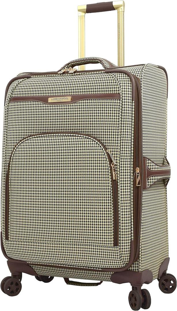 London Fog Oxford III Expandable Spinner, Olive, 25-Inch