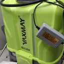 VAXMAY Battery Powered Backpack Sprayer 5.2 Gallon, 120 PSI Electric Garden Sprayer Compatible with DeWalt 20V Battery, Weed Yard Sprayer with 2 Wands, 5 Nozzles, 2.6 Ah Battery & Charger Included