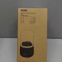 Toothbrush Holders with Cover,Dustproof 360 Rotating 7 Slots Toothpaste Holder for Bathroom Organizer Countertop,Makeup Brushes Organizer,Bathroom Accessories (Black)