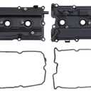 JDMSPEED New Engine Valve Cover With Gaskets Left & Right Side Replacement For Altima Maxima Murano I35 V6 3.5L 2002-2007 Replace# 264-985 264-984 13264-8J113 13264-7Y000 (Set of 2)