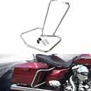 TDZ 1997-2008 Saddlebag Bracket Guard Support Bar for Harley TouringRoad King Electra Glide Ultra Classic 1997-2008 / Road Glide 1998-2008 / Street Glide FLHX 2006-2008