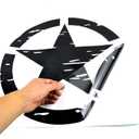 US Army Military Star Car Sticker Decals for Car/Truck/Ford F150/Jeep Wrangler - 2PCS(16.1 inches)