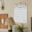 Jotsome Wall Calendar 2026, Aesthetic Monthly Wall Calendar From Now to December 2026 14.2x11.2 inch, Wall Decoration in Home and Office for Easy Organizing, Gift for the Holidays (Floral)