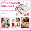 Cat Blanket for Girls, Cat Lover Gifts for Girls, Just A Girl Who Loves Cats Blanket for Couch Bed Room Decor 40"x 50"