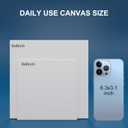 Artkey Canvas Panels 8x8 Inch 12-Pack, 10 oz Primed 100% Cotton White Blank Canvases for Painting, Square Flat Canvas Boards for Oil Acrylics Watercolor & Tempera Paints