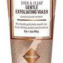 Ambi Even & Clear Gentle Exfoliating Wash with Oat and Sea Whip, Salicylic Acid Acne Treatment, Helps Clear & Prevent Breakouts, Exfoliates to Help Smooth Skin Tone & Texture, 5 Ounce