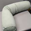 Body Pillow for Adults,Long Round Pillow,Big Cylindrical Pillow,Large Full Bolster Pillows for Side Sleepers (Celadon Green, 39.37"*7.87")